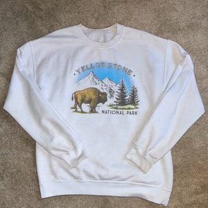Yellow Stone National Park Crewneck